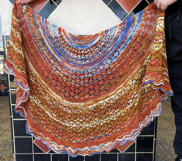 Artyarns - Inspiration Club - Lace Waves Shawl Kit - fabyarns
