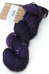 Madelinetosh Tosh DK yarn in Raspberry Cordial colorway, soft hand-dyed wool yarn with rich raspberry pink hue.