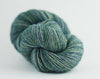 Madelinetosh Tosh DK yarn in warm fir wreath color, soft wool yarn for knitting or crochet projects.