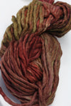 Malabrigo Rasta merino wool yarn in oxido color, thick and soft yarn for knitting and crafting projects.
