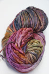 Malabrigo Rasta Merino Wool Yarn in Piedras with vibrant, thick, and soft colorful fiber strands for knitting or crochet projects.