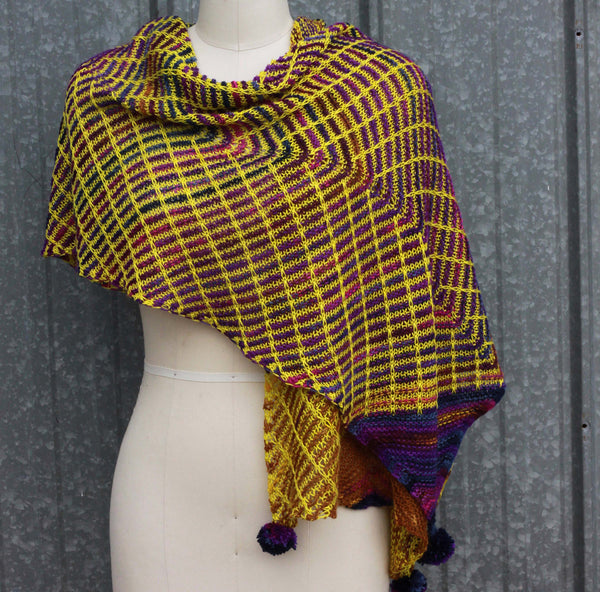 Artyarns - Inspiration Club - July 2021 - Northern Lights Rectangle Wrap Kit