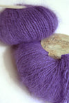 Plum Plymouth Angora Yarn by Plymouth, soft and fuzzy knitting yarn with a rich color, suitable for cozy handmade projects.