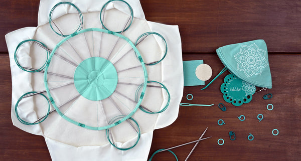 KnitPro (Knitters Pride) | Mindful Collection | 40" Fixed Circular Needle Set | Serenity Magic Loop