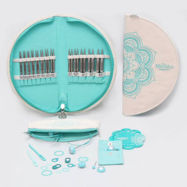 KnitPro (Knitters Pride) | Mindful Collection | 4" Interchangeable Lace Needle Set | Warmth