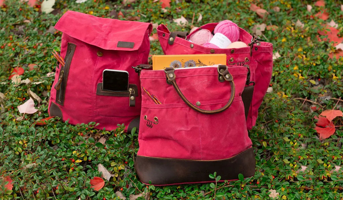 Della Q - The VIVID ROSE collection of Crafting Bags & Totes
