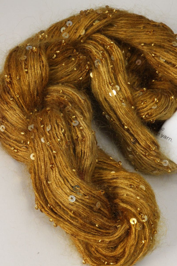 Artyarns - Kit - Raspberry Stitch Mini Shawl - Beaded Mohair with Sequins