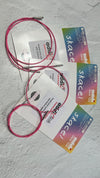 ADDI Click Cords - Ewenicorn Tip Set PINK Cords (For 5" Tip Sets)