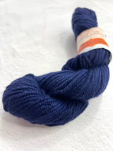 Jade Sapphire 8 Ply Cashmere Yarn in navy blue, soft and luxurious cashmere fiber from Jade Sapphire Cashmere.