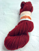 Jade Sapphire Cashmere 8 Ply Cashmere Yarn in Robe Royale color, soft and luxurious with fine, smooth strands.