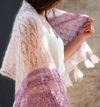 Ethereal Glow Stole from Pope Vergara (Glitter Mohair version)