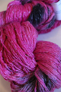 604 Cherry Splatter with Silver