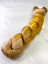 Close-up of Artyarns Regal Silk Yarn H Series, showcasing the rich, glossy silk fibers and vibrant color highlights.