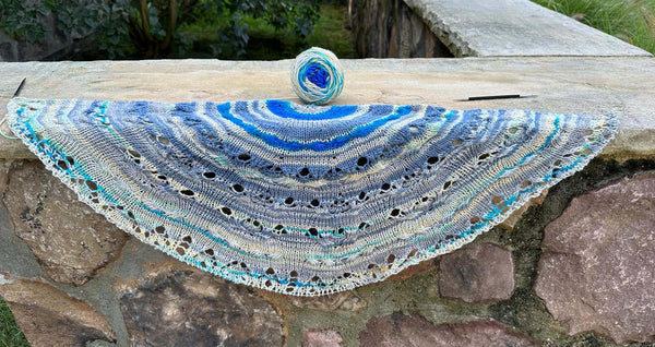 Artyarns | Inspiration Club September 2024 | Chaka Salt Lake Shawl Kit