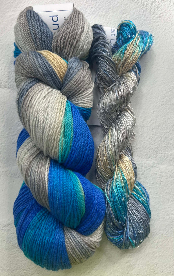 Artyarns | Inspiration Club September 2024 | Chaka Salt Lake Shawl Kit