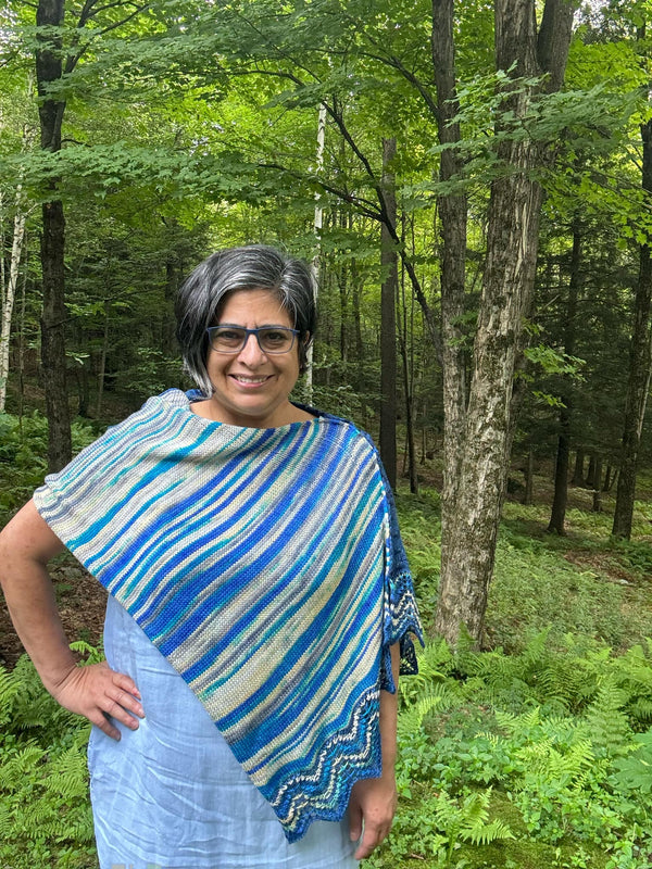Artyarns | Inspiration Club September 2024 | Chaka Salt Lake Poncho/Wrap Kit