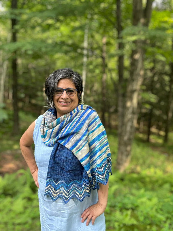 Artyarns | Inspiration Club September 2024 | Chaka Salt Lake Poncho/Wrap Kit