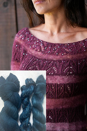 Artyarns - Pope Vergara - Moulin Rouge Sweater Kit - Emerald (328)