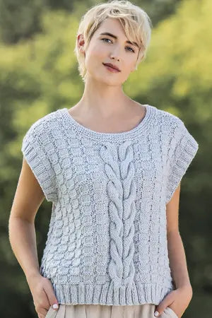 Blue Sky Fibers- Knitting Kit - Orcutt Tee (Organic Cotton Sport)