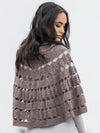 Blue Sky Fibers | Nocturne Capelet Knit Kit | Woolstok Light Yarn