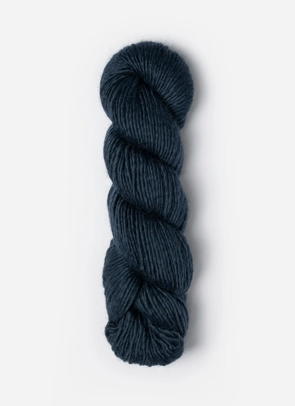Blue Sky Fibers Suri Merino alpaca and merino yarn in soft blue, showcasing its smooth texture and luxurious fiber blend.