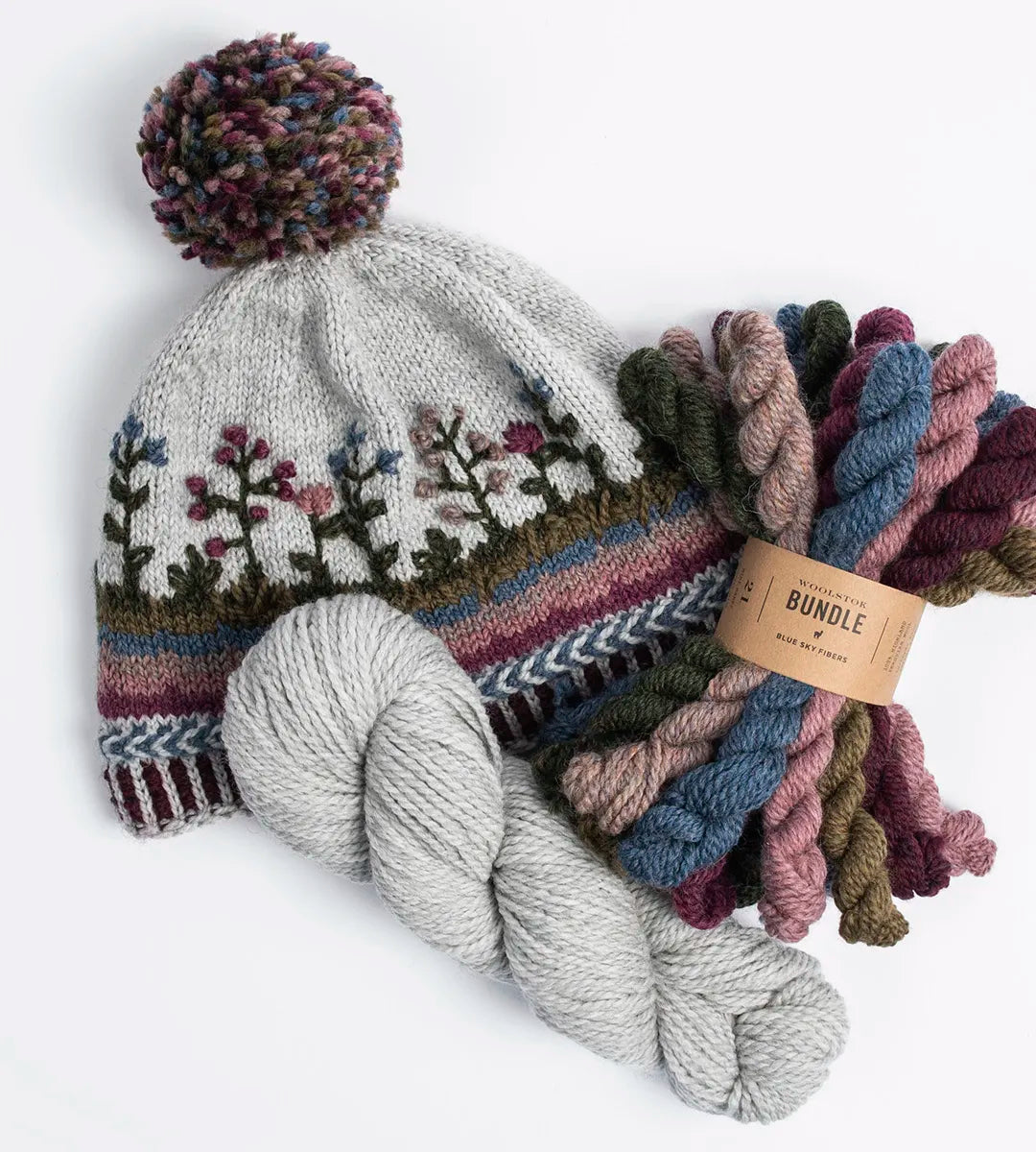 Blue Sky Fibers | Woolstok | Flora Adora Hat Kit