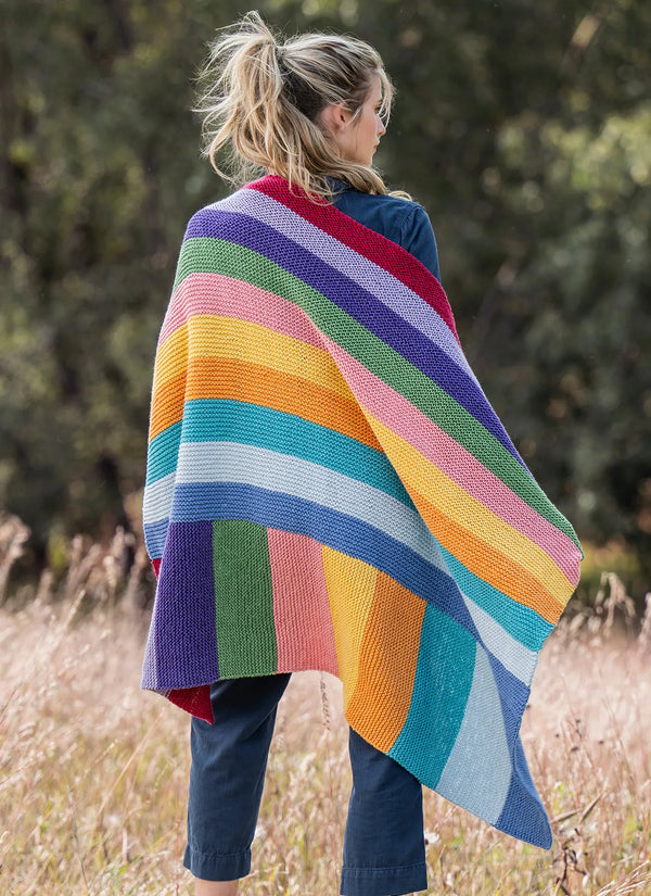 Blue Sky Fibers | Sweater | Prism Throw Kit