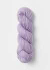 Blue Sky Fibers Sweater Worsted Superwash knitting yarn in soft blue, showing the smooth, twisted wool and cotton fibers.
