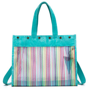 Della Q | Makers Collection | Rainbow Mesh Tote