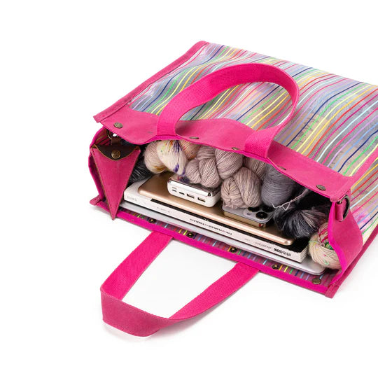 Della Q | Makers Collection | Rainbow Mesh Tote