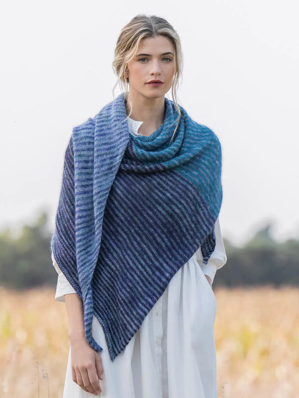 Blue Sky Fibers | Metalico & Prairie | Sea Breeze Wrap Kit (As Shown)