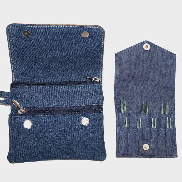 KnitPro Indigo Wood | Mini 2" Interchangeable Needle Set
