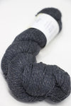 Jade Sapphire Sylph linen and cashmere yarn in Monsoon color, showing soft, lightweight fiber with a subtle sheen.
