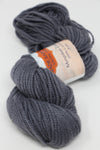 Jade Sapphire 8 Ply Cashmere Yarn in Pewter color, soft and luxurious cashmere fiber, perfect for knitting or weaving projects.
