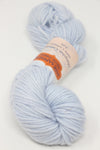 Jade Sapphire Cashmere 8 Ply Cashmere Yarn in a soft light blue color, showcasing the smooth, high-quality fiber and spun texture.