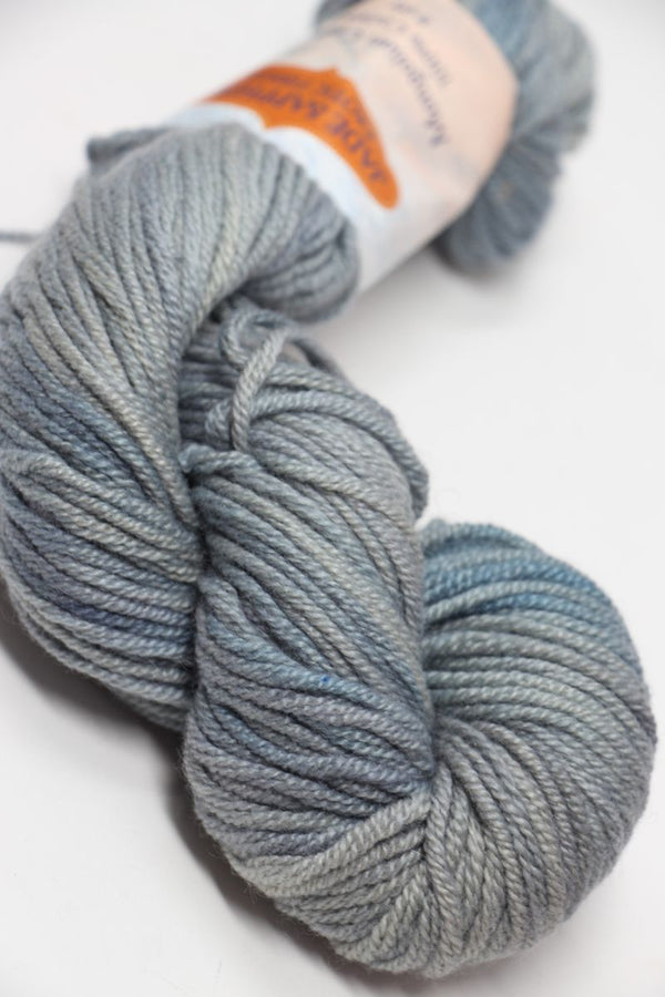 Jade Sapphire 8 Ply Cashmere yarn in Shadowstone color, showcasing soft, luxurious cashmere fibers for knitting or weaving projects.
