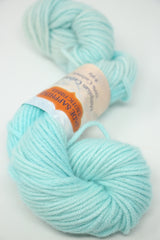 Jade Sapphire 8 Ply Cashmere Yarn in Glacial Ice color, soft and luxurious cashmere fiber for knitting or crafting projects.