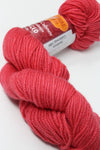 Jade Sapphire Zageo 6 Ply Cashmere yarn in vibrant sockeye color, showcasing soft, luxurious cashmere fibers and rich texture.