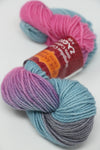 Pink denim Jade Sapphire Zageo 6 Ply Cashmere yarn, soft and luxurious cashmere fiber for knitting or crafting.