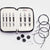 KnitPro interchangeable needle sets | KARBONZ | Special (4in) Midi Set (7 tip sizes)