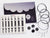 KnitPro Karbonz | Normal 5" Interchangeable Midi Set