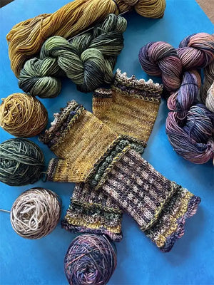 Knit Kits | Tivoli Yarns | Merino Sock | Mackenzie Mitts