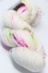 Madeline Tosh Vintage Merino Wool Yarn in festive colors, showcasing soft, high-quality yarn for knitting or crocheting projects.