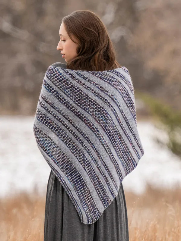 Malabrigo & Blue Sky Fibers | Arroyo & Prairie Alpaca |Alpine Shawl KAL Kit (Make Your Own!)