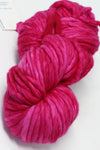 Malabrigo Rasta merino wool yarn in vibrant fuscia color, bulky, soft yarn perfect for knitting and crochet projects.