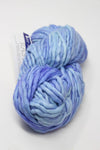 Malabrigo Rasta merino wool yarn in Aquamarine, showcasing thick, soft, and vibrant hand-dyeing for knitting or crocheting projects.
