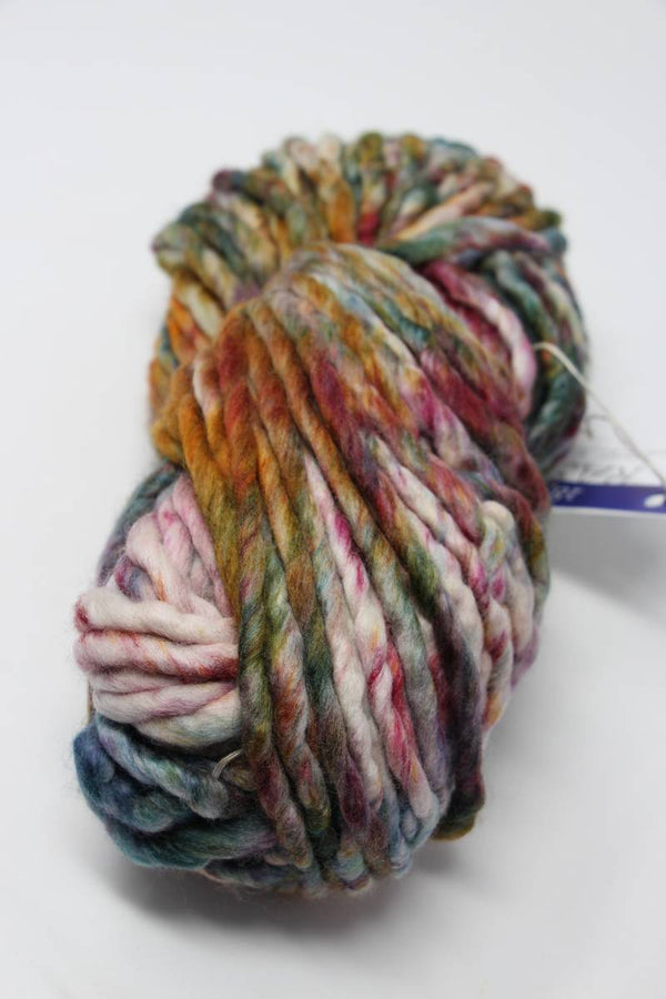 Malabrigo Rasta Merino Wool Yarn in vibrant colors, showcasing thick, soft, hand-dyed yarn for knitting or crochet projects.