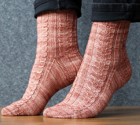Malabrigo Yarn - Kit - Old Rose Socks