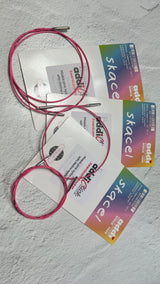 ADDI Click Cords - Ewenicorn Tip Set PINK Cords (For 5" Tip Sets)