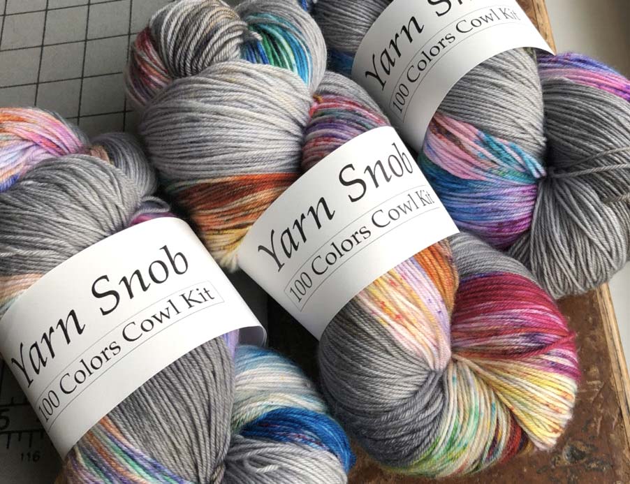 Yarn Snob 100 Colors Cowl Kit! fabyarns
